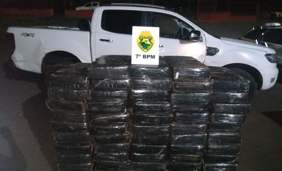 Em cinco dias, PM apreende mais de 1,4 tonelada de maconha no Noroeste do estado