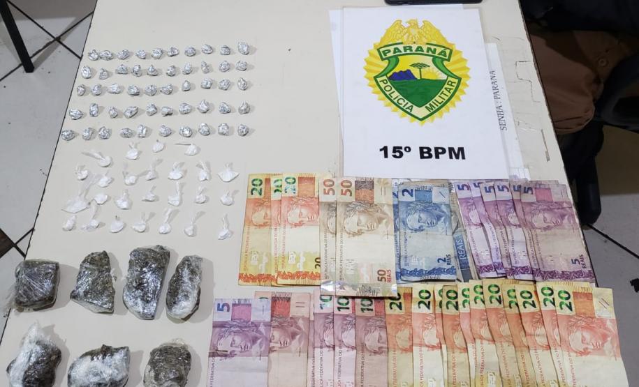 Dois adolescentes são apreendidos com crack, cocaína e maconha no município de Rolândia, no Norte do estado