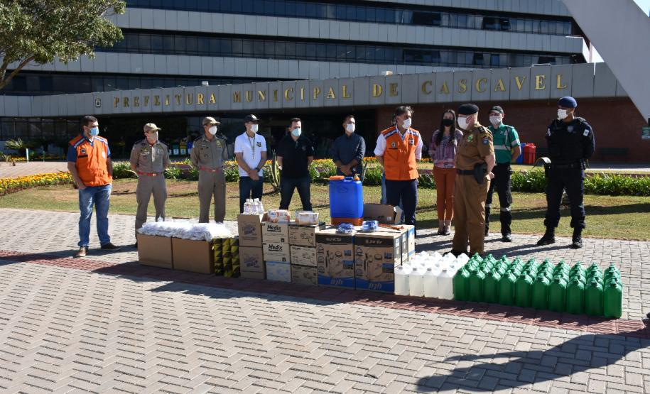 Polícia Militar adquire e entrega equipamentos para o combate à Covid-19; forças de segurança das regiões Oeste e Sudoeste são beneficiadas