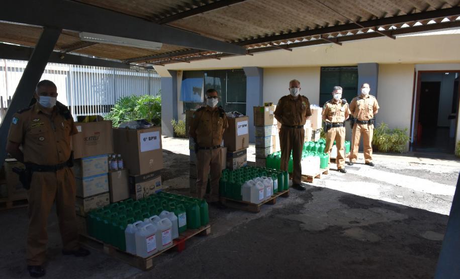 Polícia Militar adquire e entrega equipamentos para o combate à Covid-19; forças de segurança das regiões Oeste e Sudoeste são beneficiadas