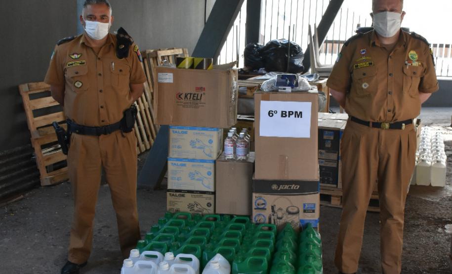 Polícia Militar adquire e entrega equipamentos para o combate à Covid-19; forças de segurança das regiões Oeste e Sudoeste são beneficiadas