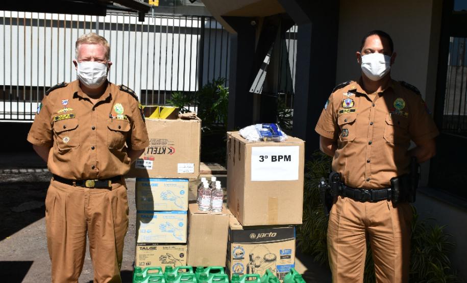Polícia Militar adquire e entrega equipamentos para o combate à Covid-19; forças de segurança das regiões Oeste e Sudoeste são beneficiadas