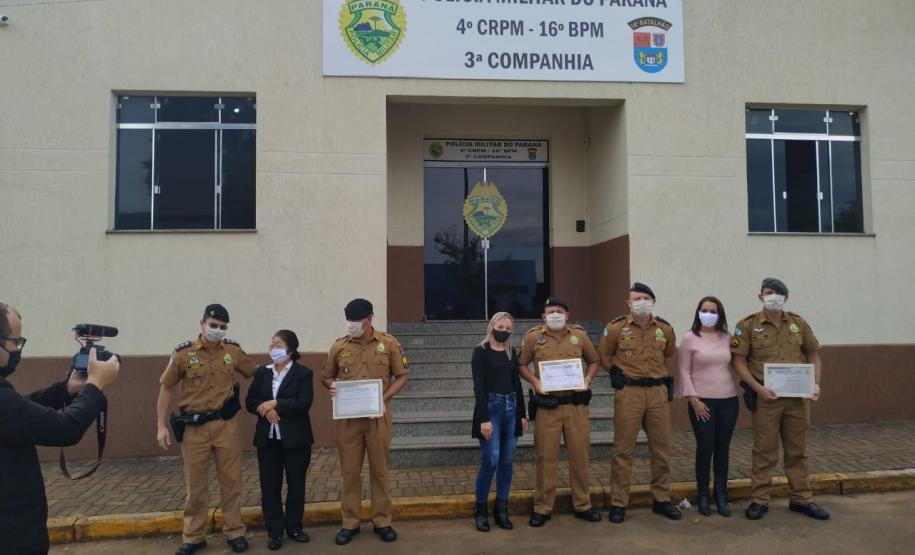 Policiais promovidos são homenageados por familiares e colegas de farda no Centro-Sul do estado
