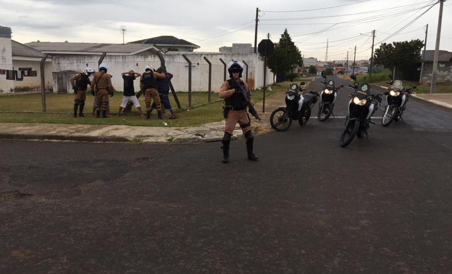 ROCAM de Guarapuava prende três homens e apreende quase um quilo de drogas no primeiro dia de atuação