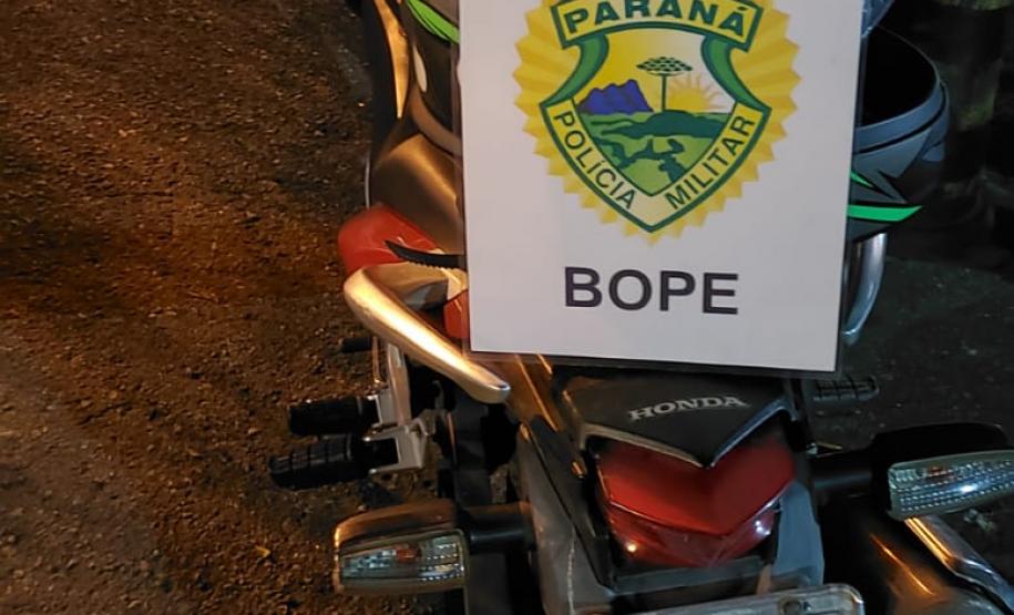 BOPE recupera carro e moto roubados em Curitiba (PR)