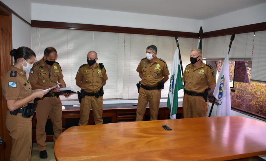 Comandante-Geral da PM preside troca de comando do 5º CRPM em Cascavel (PR)