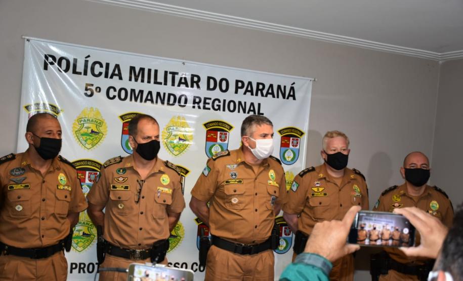 Comandante-Geral da PM preside troca de comando do 5º CRPM em Cascavel (PR)