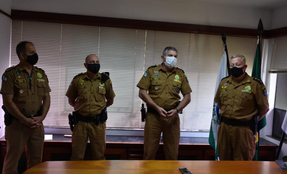 Comandante-Geral da PM preside troca de comando do 5º CRPM em Cascavel (PR)
