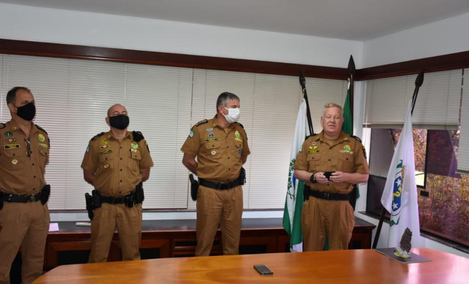 Comandante-Geral da PM preside troca de comando do 5º CRPM em Cascavel (PR)
