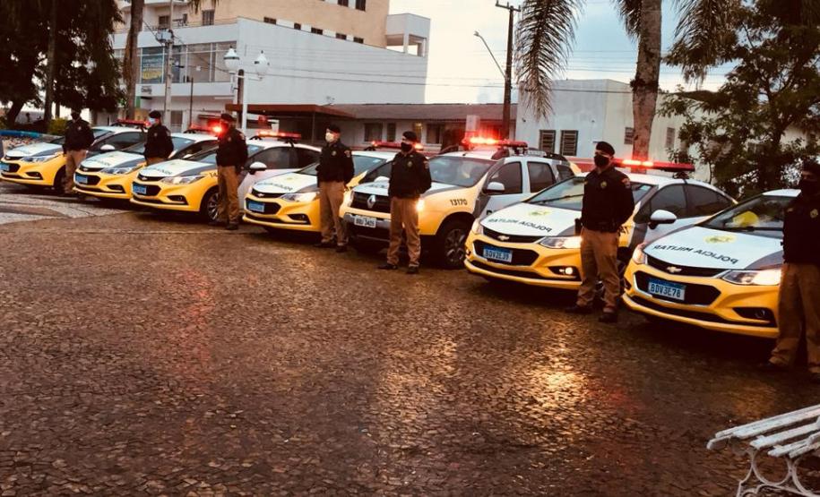 PM leva mais segurança com Operação Múltiplos em Fazenda Rio Grande e Mandirituba, na RMC