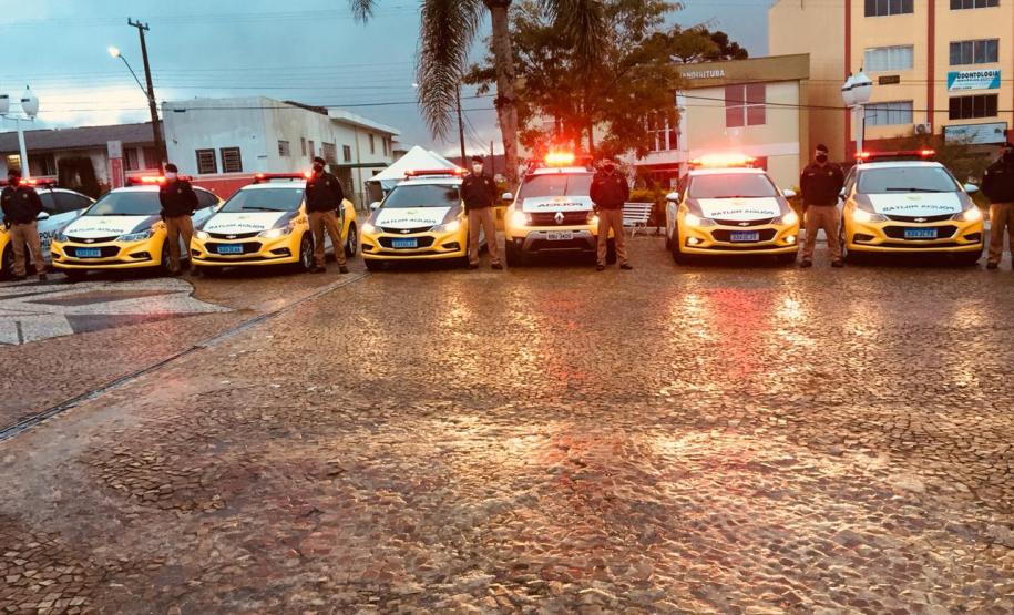 PM leva mais segurança com Operação Múltiplos em Fazenda Rio Grande e Mandirituba, na RMC