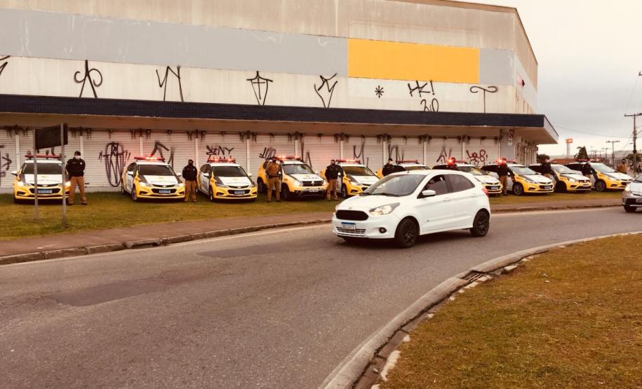 PM leva mais segurança com Operação Múltiplos em Fazenda Rio Grande e Mandirituba, na RMC