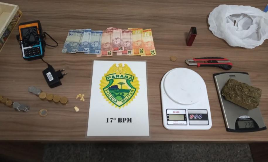 Na RMC, PM prende homem e apreende mais de 200 gramas de drogas