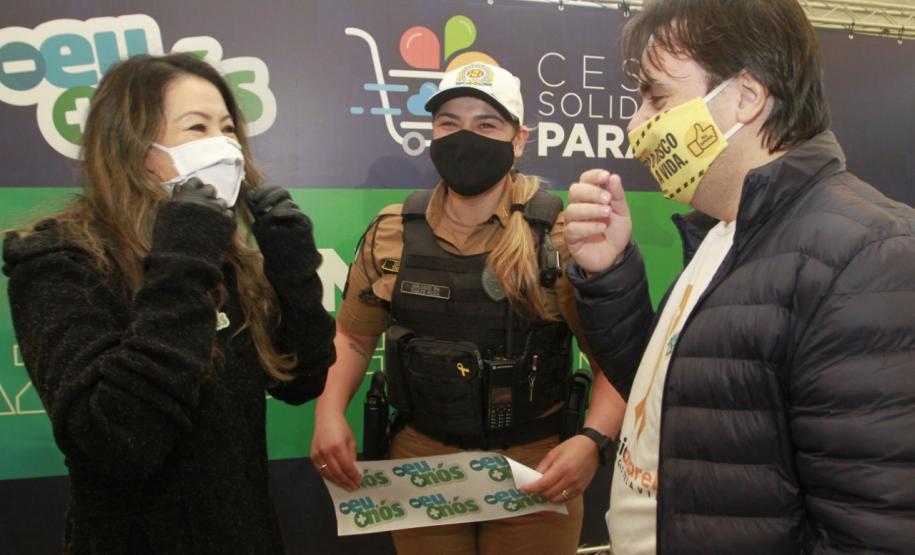 Polícia Militar e Corpo de Bombeiros participam da campanha Cesta Solidária do Governo do estado