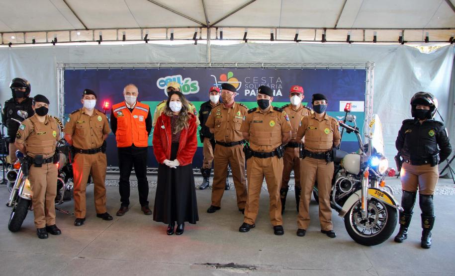Polícia Militar e Corpo de Bombeiros participam da campanha Cesta Solidária do Governo do estado