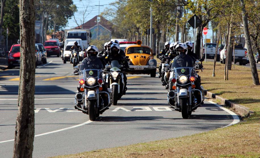 BPTran e Banda de Música fazem homenagem aos profissionais do HPM pela campanha Maio Amarelo