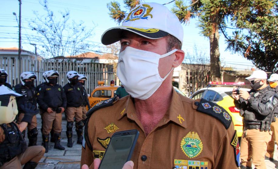 BPTran e Banda de Música fazem homenagem aos profissionais do HPM pela campanha Maio Amarelo