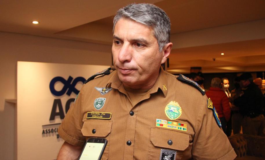 Comandante-Geral da PM participa de reunião na Associação Comercial do Paraná, em Curitiba