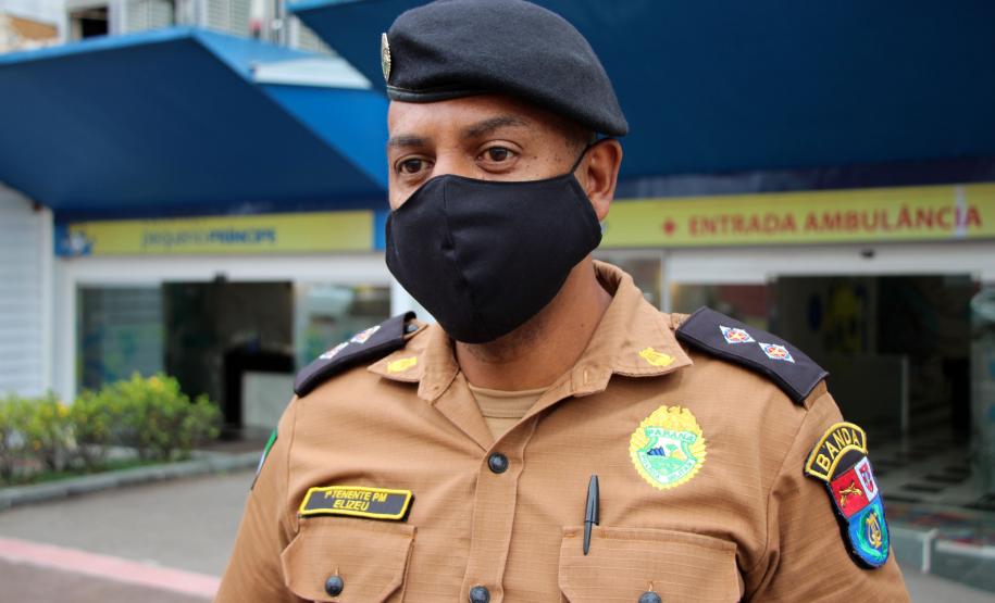 Banda de Música da PM faz homenagem para profissionais de saúde do hospital Pequeno Príncipe
