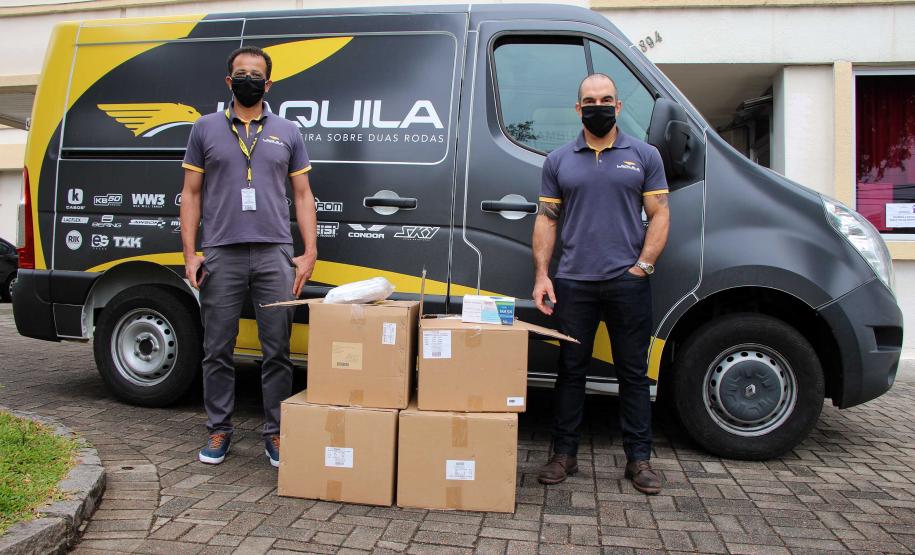 Hospital da PM recebe doação de cerca de 10 mil máscaras para profissionais de saúde