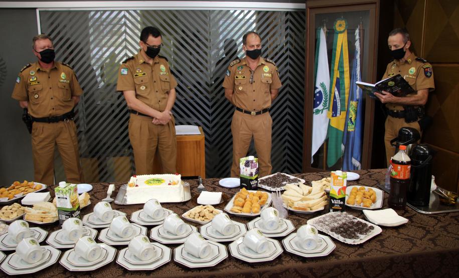 Alto comando da PM presta homenagem ao Ajudante-Geral da Corporação que passa para a Reserva Remunerada após 35 anos de serviço