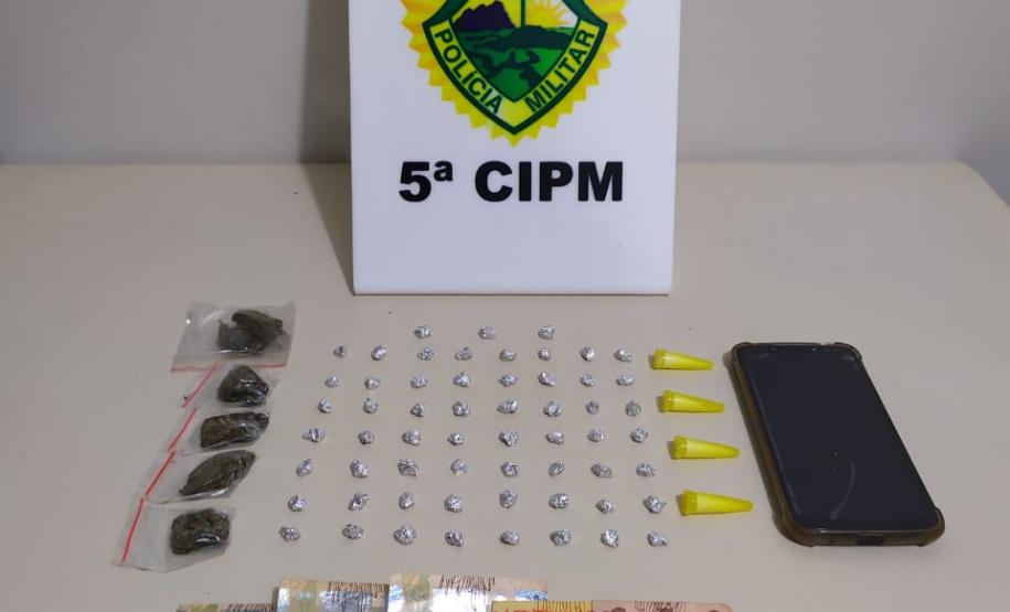 ROTAM prende três homens e apreende 72 porções de drogas e dinheiro no Noroeste do estado