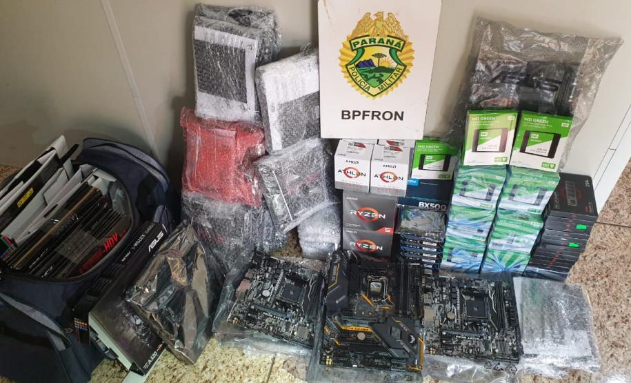 BPFron apreende 29 quilos de maconha, crack e materiais contrabandeados no Oeste do estado