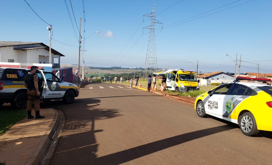 Parceria da PM com empresas privadas resulta na arrecadação de uma tonelada de ração para ser doada a comunidades carentes no Norte do estado