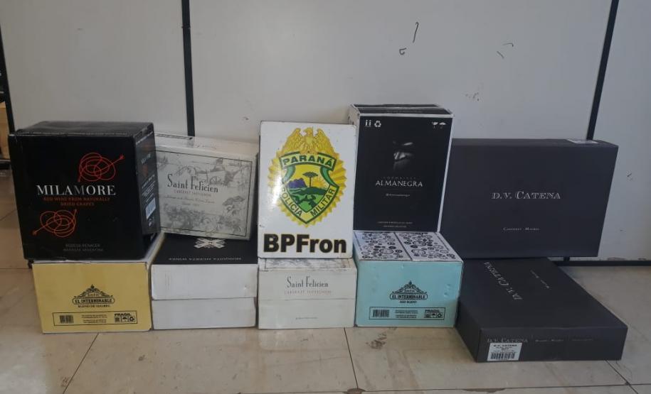 Nova fase da Operação Hórus resulta na apreensão de diversas bebidas em Barracão (PR)