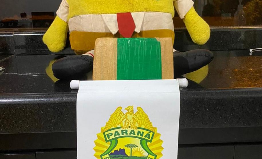 BPRv prende homem que transportava 700 gramas de maconha dentro de urso de pelúcia no Noroeste do estado