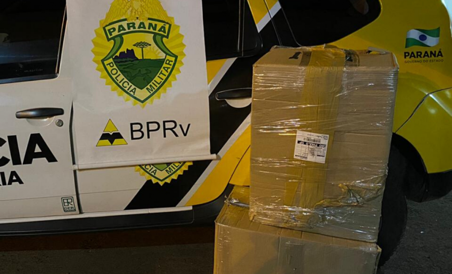 Batalhão Rodoviário apreende diversos produtos contrabandeados do Paraguai, em ações distintas, no Norte e Noroeste do Paraná