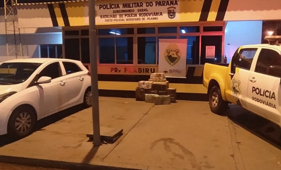 BPRv apreende 190 quilos de maconha e recupera carro roubado no Noroeste do estado