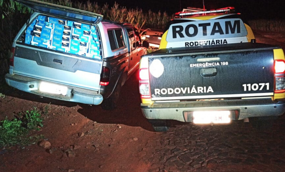 BPRv apreende 19 mil maços de cigarros contrabandeados no Oeste do estado