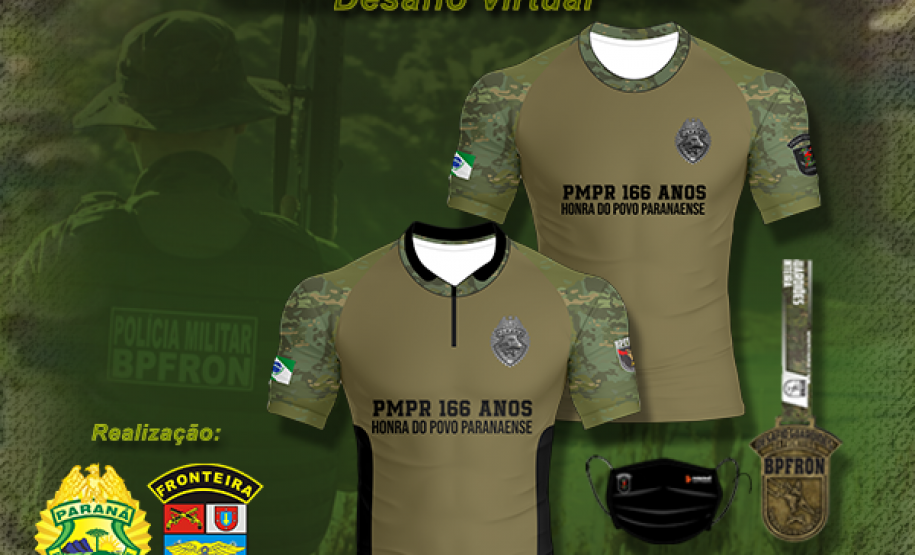 BPFron promove Desafio Virtual com atividade física para ajudar pessoas e entidades afetadas pelo coronavírus