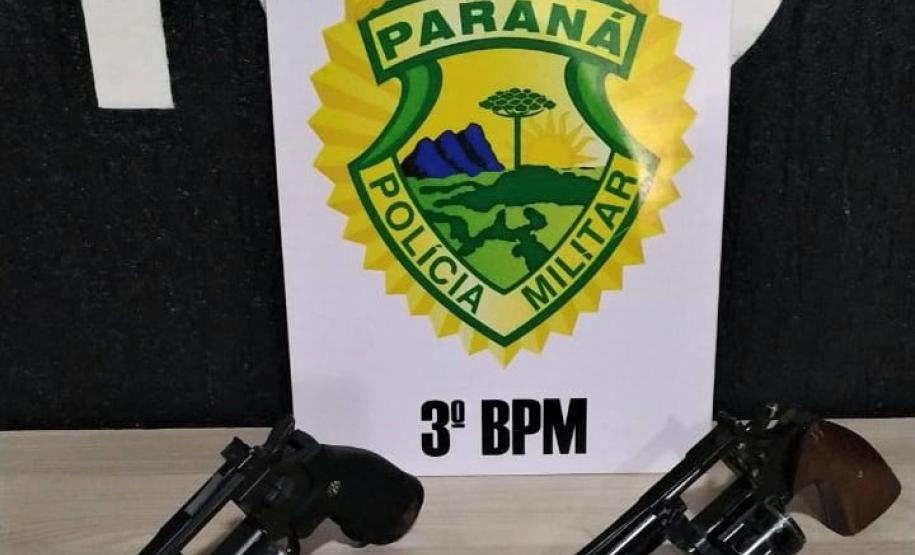 Sete foragidos da justiça são presos e quatro armas de fogo apreendidas pela PM no Sudoeste do Paraná