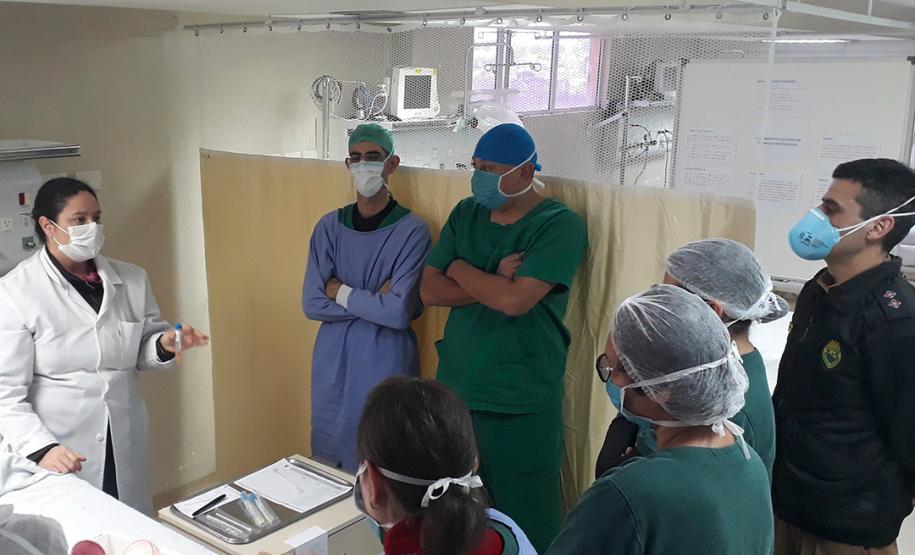Profissionais do HPM recebem capacitação para enfrentamento ao coronavírus