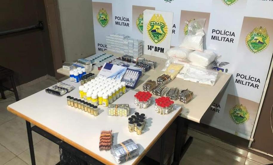 Quase uma tonelada de drogas foi apreendida pela PM no Oeste do estado durante a Operação Metrópolis; prejuízo de mais de R$ 4 milhões