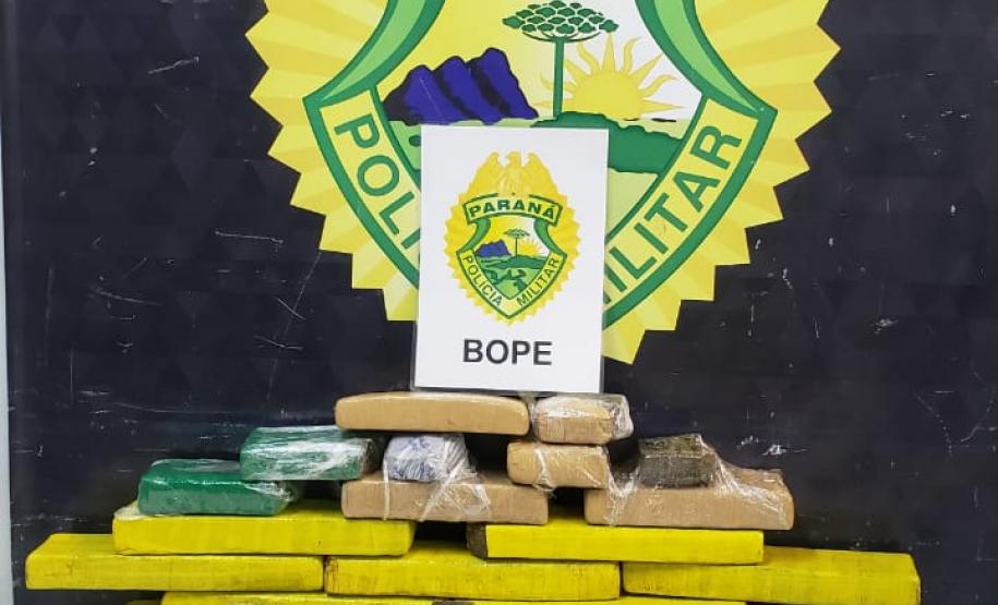 BOPE faz duas apreensões de maconha e retira mais de 230 quilos de droga de circulação em Curitiba e RMC