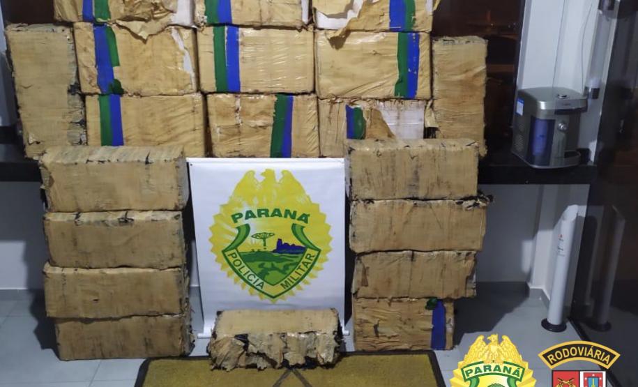 BPRv apreende mais de meia tonelada de maconha no Noroeste do estado