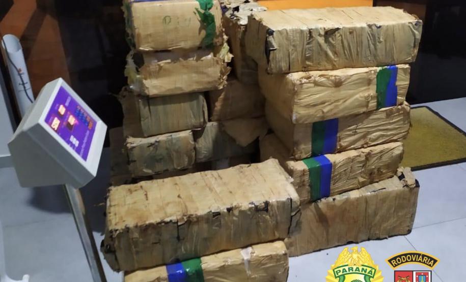 BPRv apreende mais de meia tonelada de maconha no Noroeste do estado