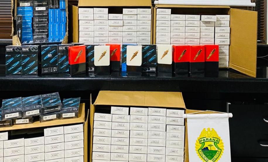 Em duas ocorrências, BPRv apreende mercadorias contrabandeadas no Noroeste do Paraná