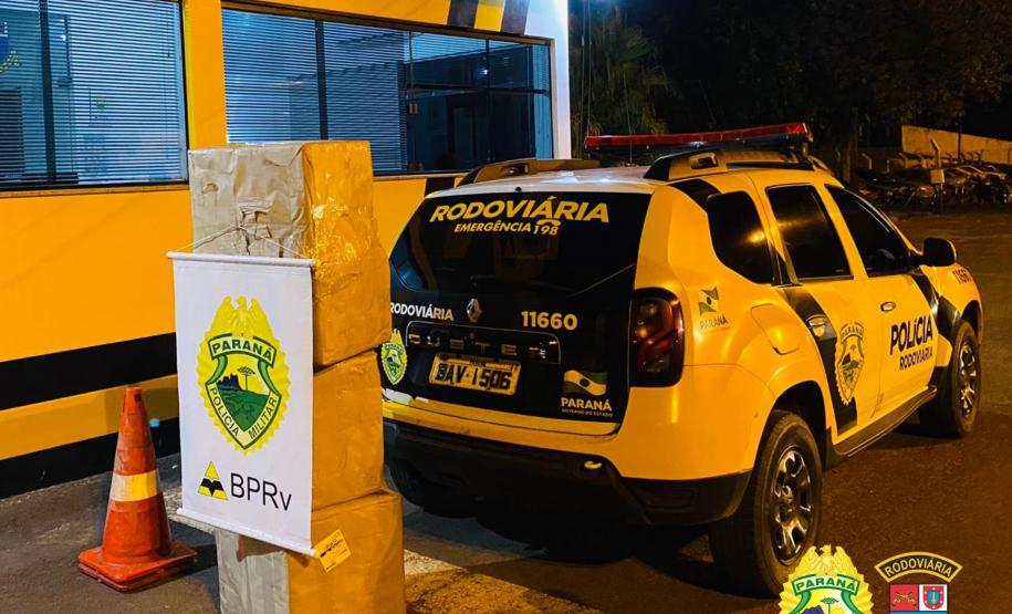 Em duas ocorrências, BPRv apreende mercadorias contrabandeadas no Noroeste do Paraná