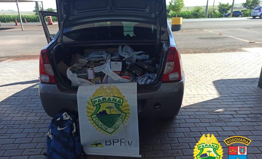 Em duas ocorrências, BPRv apreende mercadorias contrabandeadas no Noroeste do Paraná