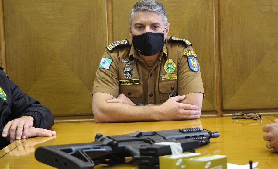 Companhia da PM em Mandaguaçu recebe fuzil para reforçar atuação da tropa