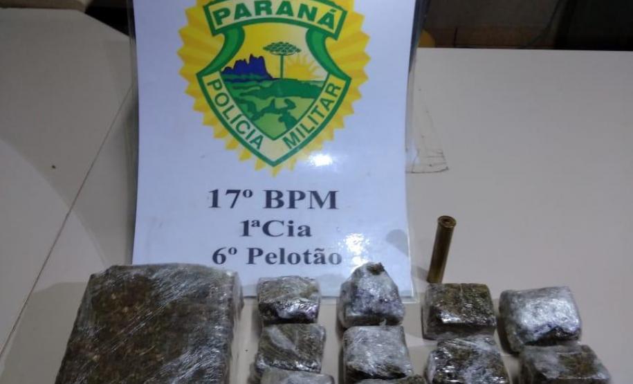 Denúncia leva policiais militares a apreender mudas e maconha pronta para a venda em Tijucas do Sul, na RMC