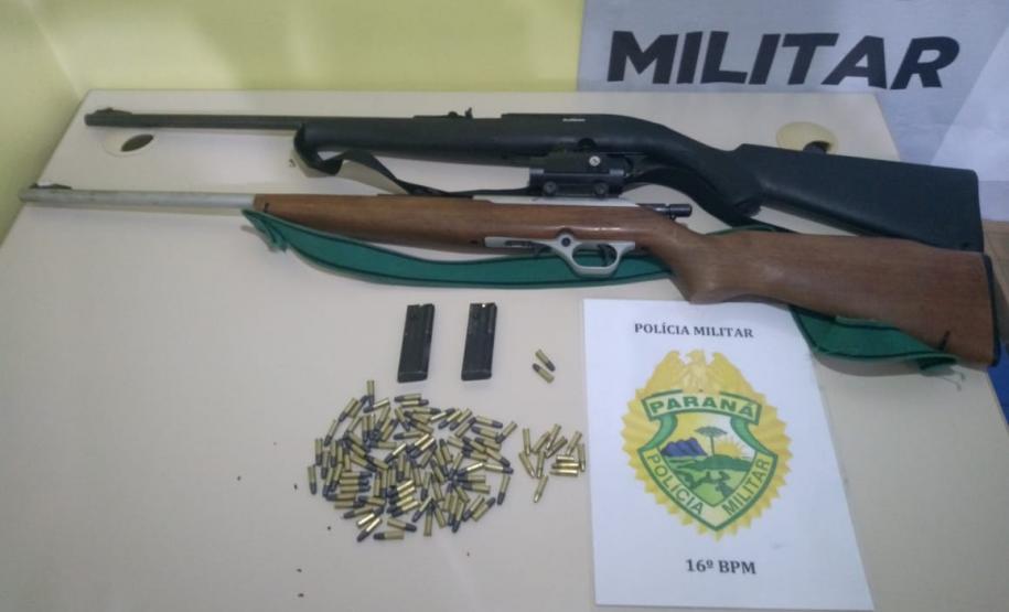 Em quatro dias, PM apreende 18 armas de fogo no Centro-Sul do estado