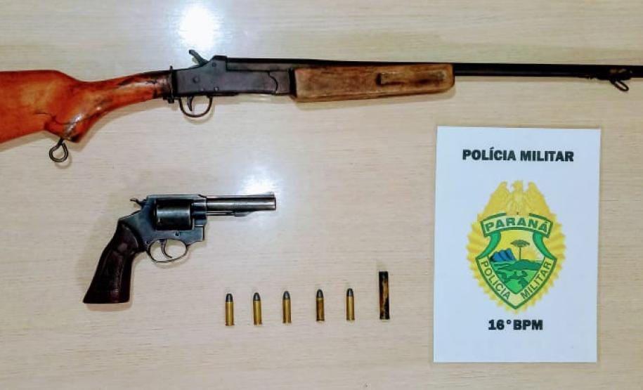 Em quatro dias, PM apreende 18 armas de fogo no Centro-Sul do estado