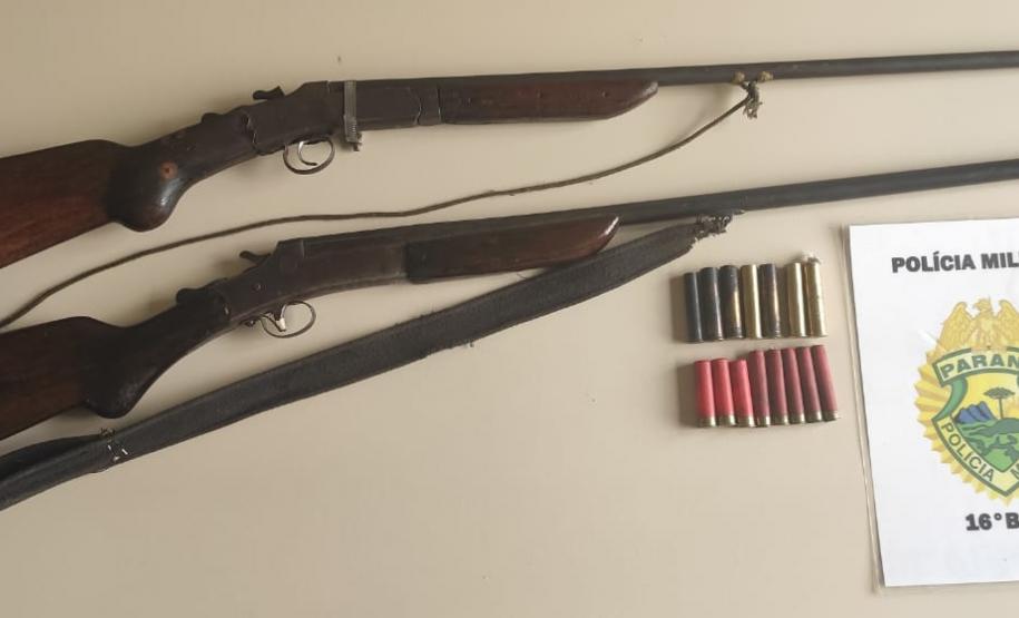 Em quatro dias, PM apreende 18 armas de fogo no Centro-Sul do estado