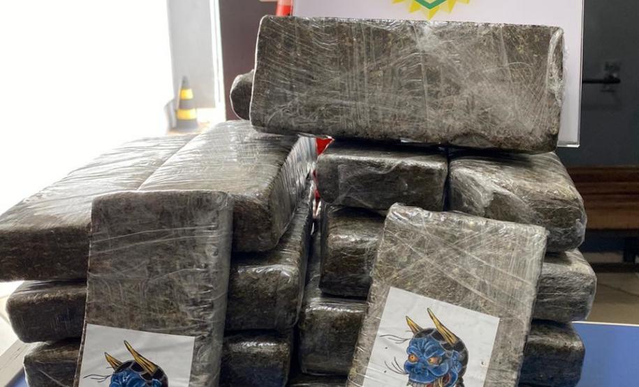 BPRv apreende mais de meia tonelada de maconha ao atender ocorrências distintas no Noroeste do estado