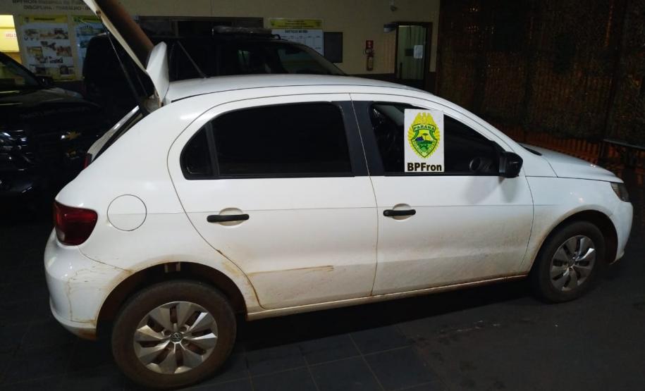 Batalhão de Fronteira apreende veículo durante Operação Hórus, no Oeste do estado